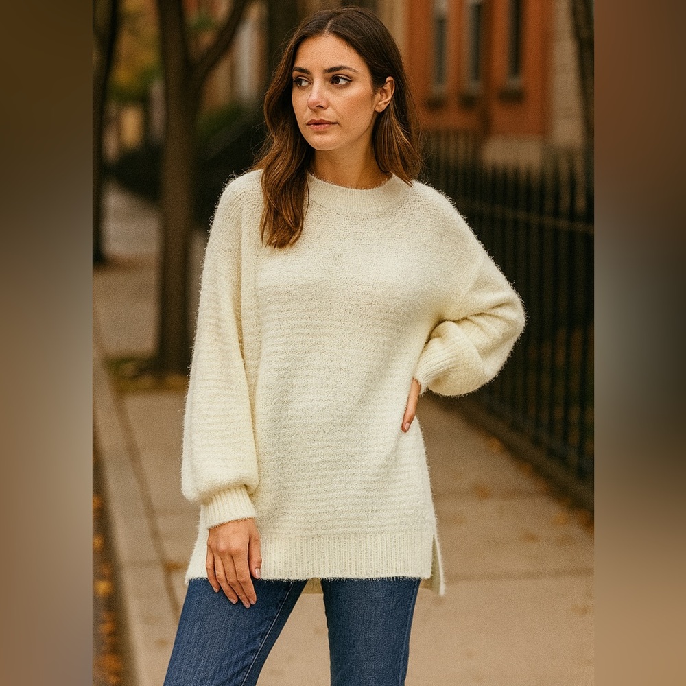Sun+Moon Pullover Tunic sweater new July sale